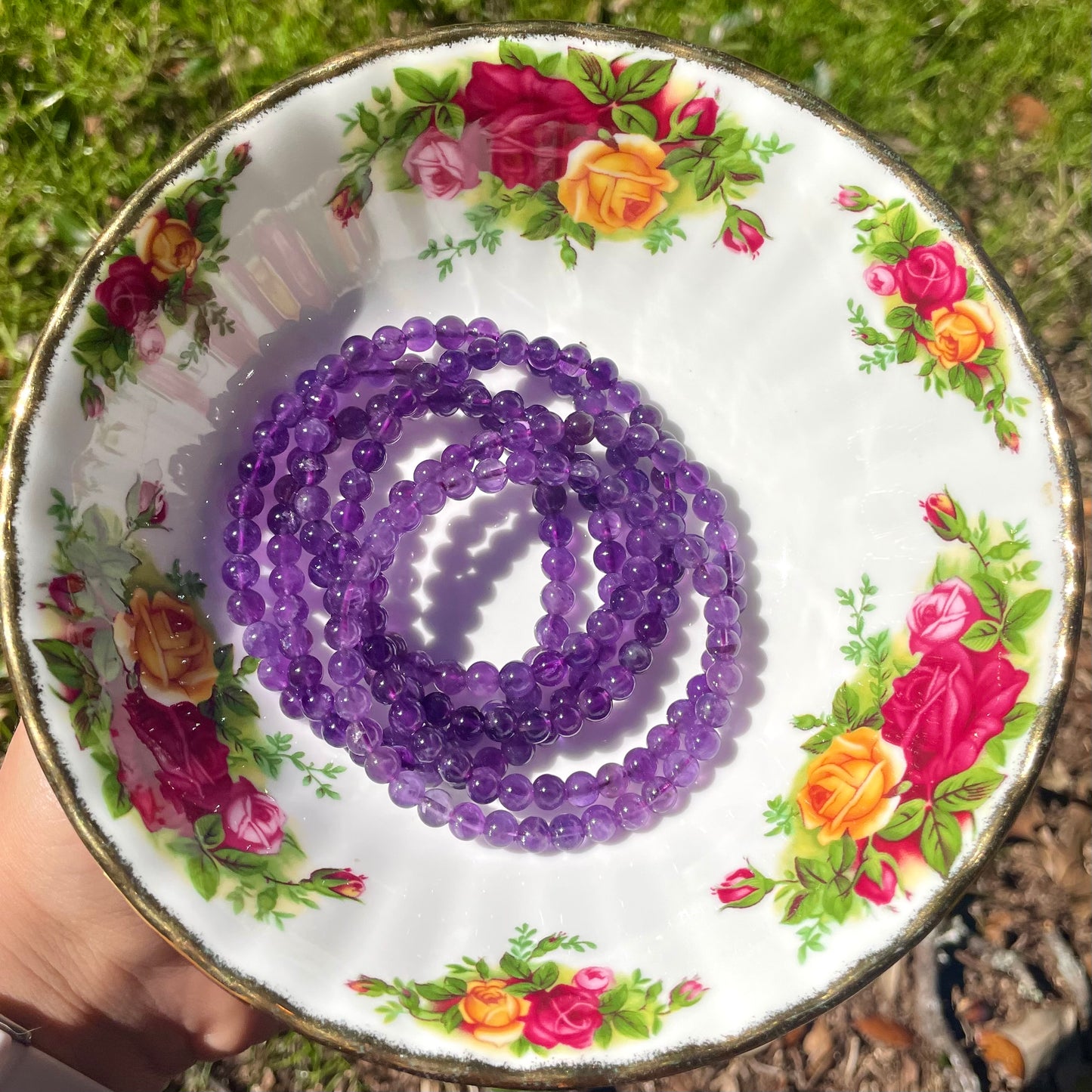 6 mm Amethyst Bracelet