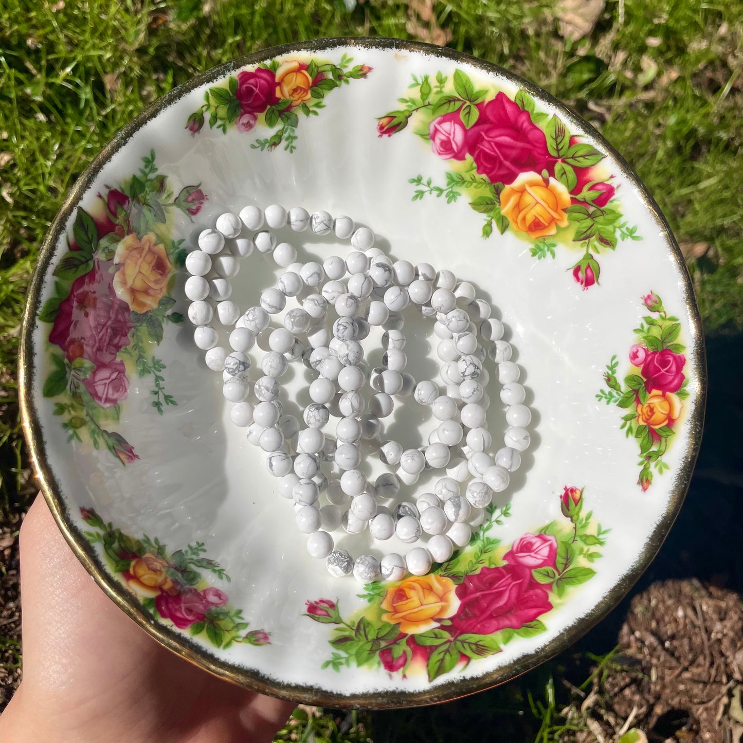 6 mm Howlite Bracelet