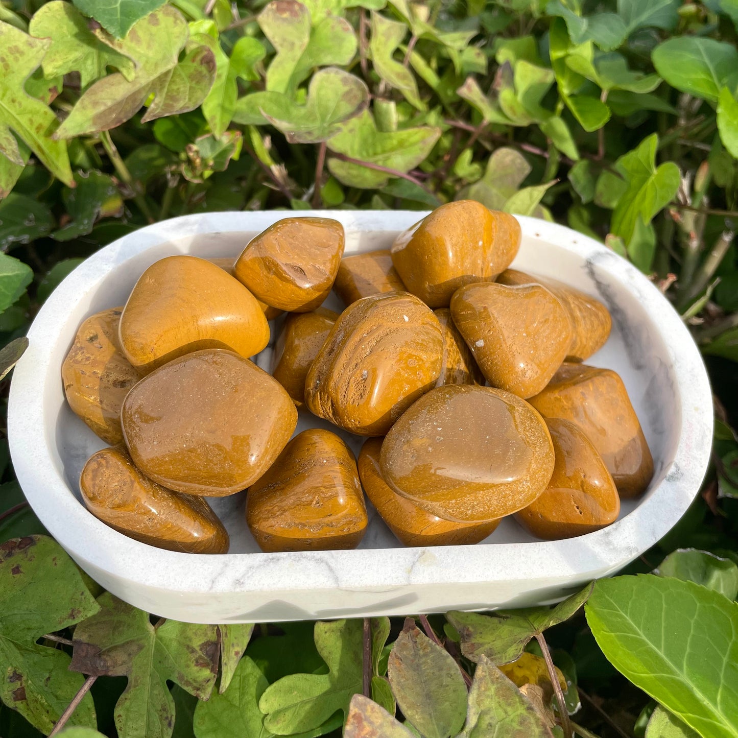 Tumbled Yellow Jasper