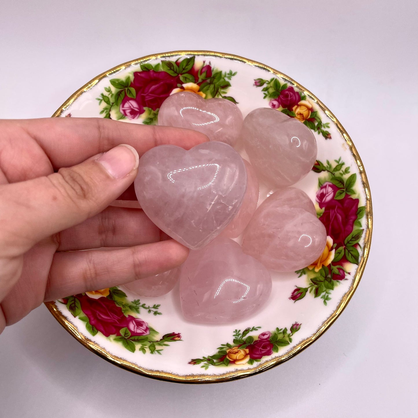 Rose Quartz Heart